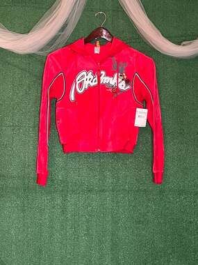 Akdmks Velour Tracksuit Set Red Size M